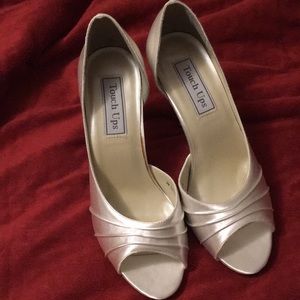 Touch Ups satin heels